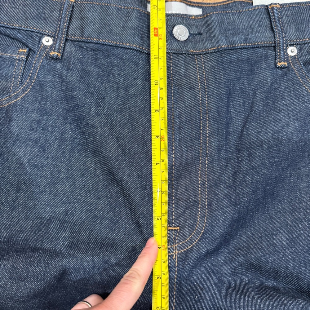 Everlane The Athletic Jean Mens 40x34 Dark Indigo Blue Denim‎ Pants NWT Cotton - Picture 6 of 11